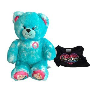 2017 Build A Bear BAB Cupcake Blue Bear Plush Stuffed Toy 16"